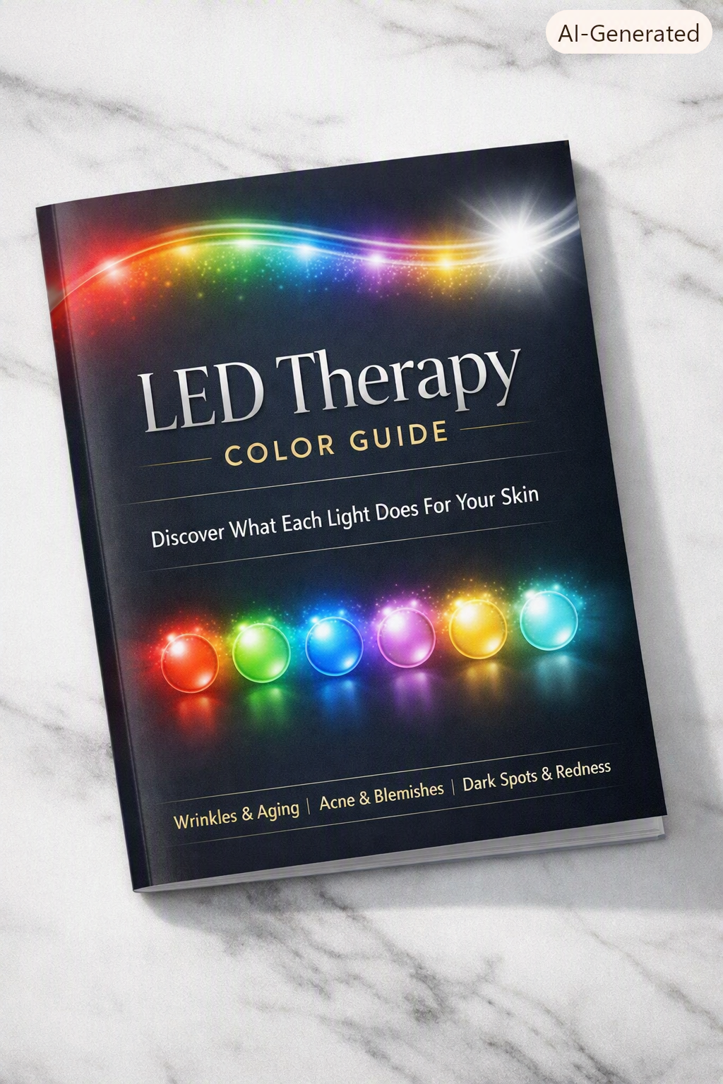 digital LED face mask guide